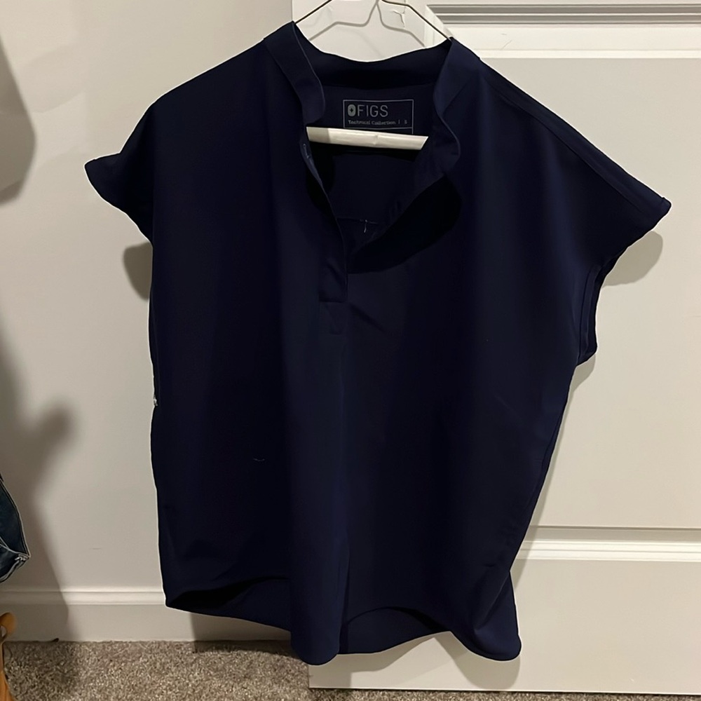 Figs Rafaela Top Navy